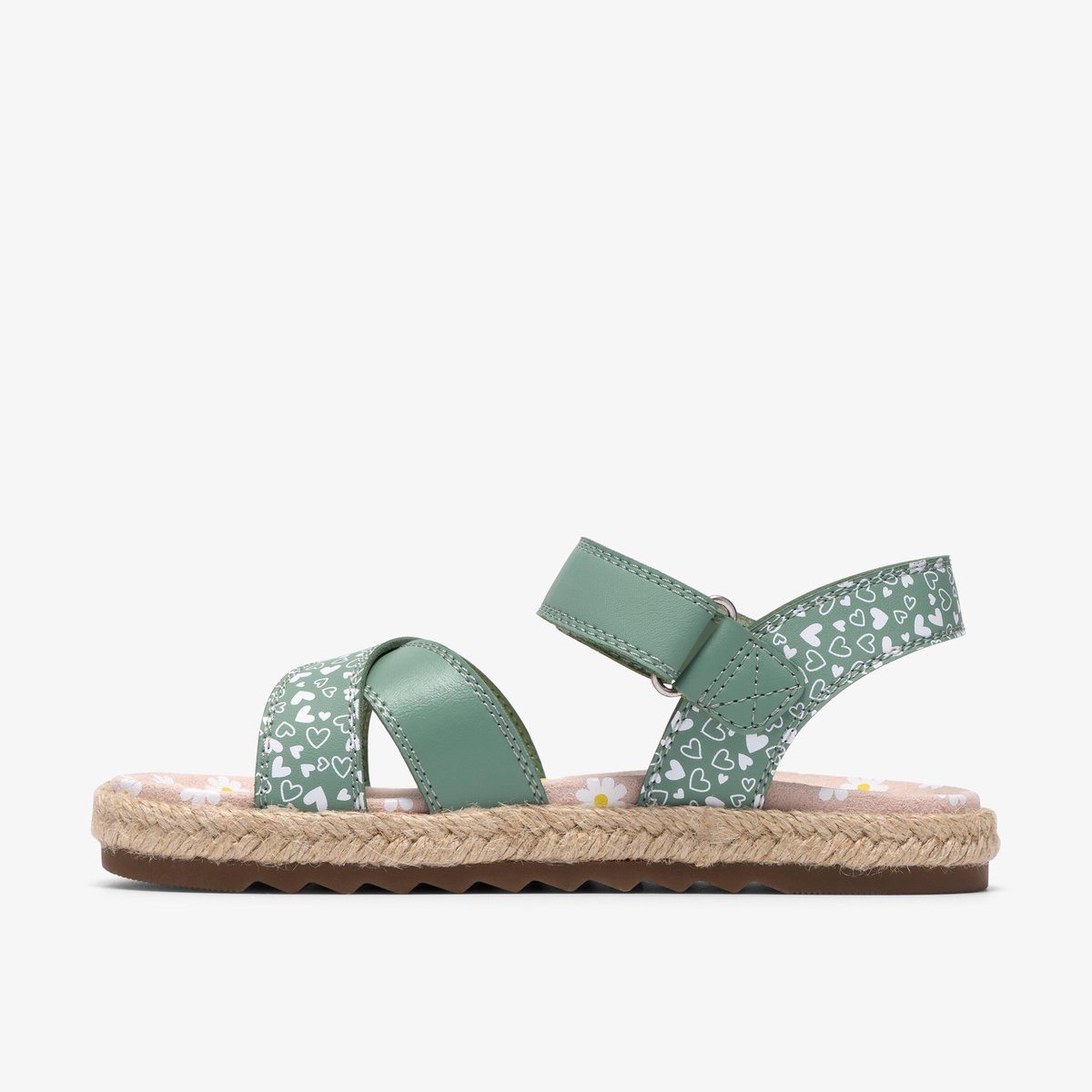 Sandales Synthétique BROOKE SUN K vert, CLARKS