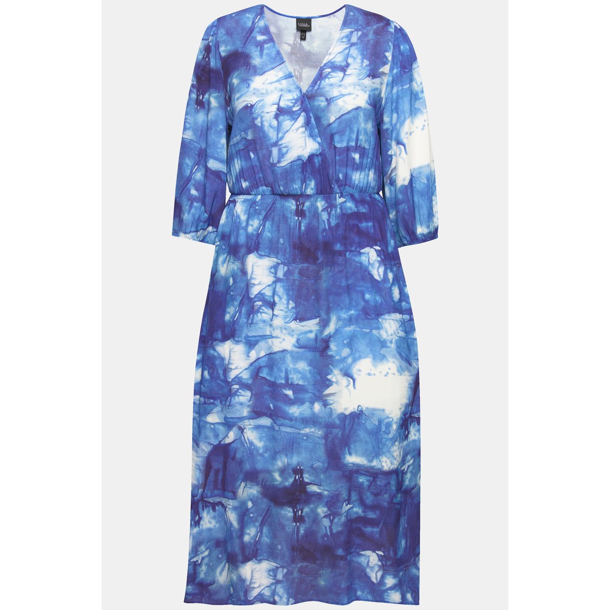Robe maxi esprit cache-cœur marine, ULLA POPKEN