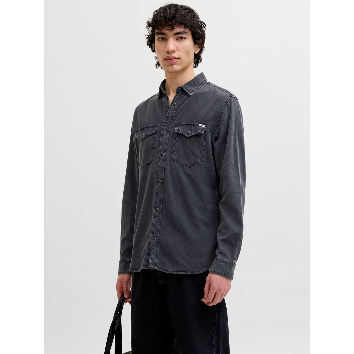 Chemise En Denim black denim, JACK & JONES