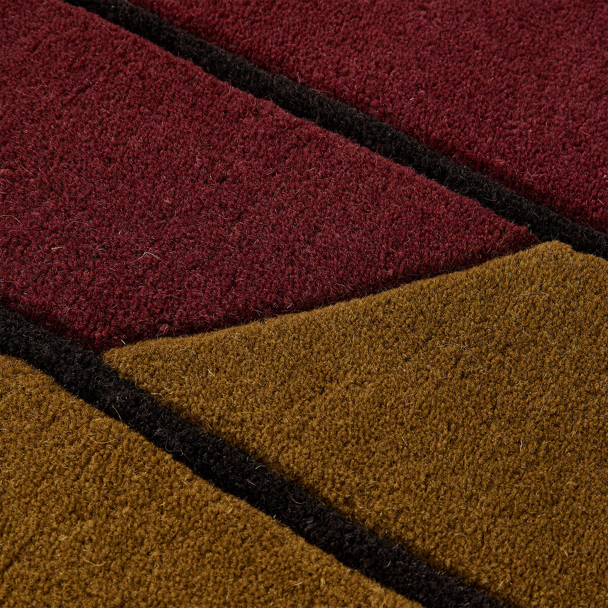 Tapis asymétrique en laine, NODIN multicolore, LA REDOUTE INTERIEURS