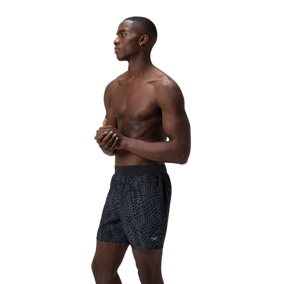 Short de bain motif/style imprimé intégral LOOKOUT VOLLEY noir, SPEEDO