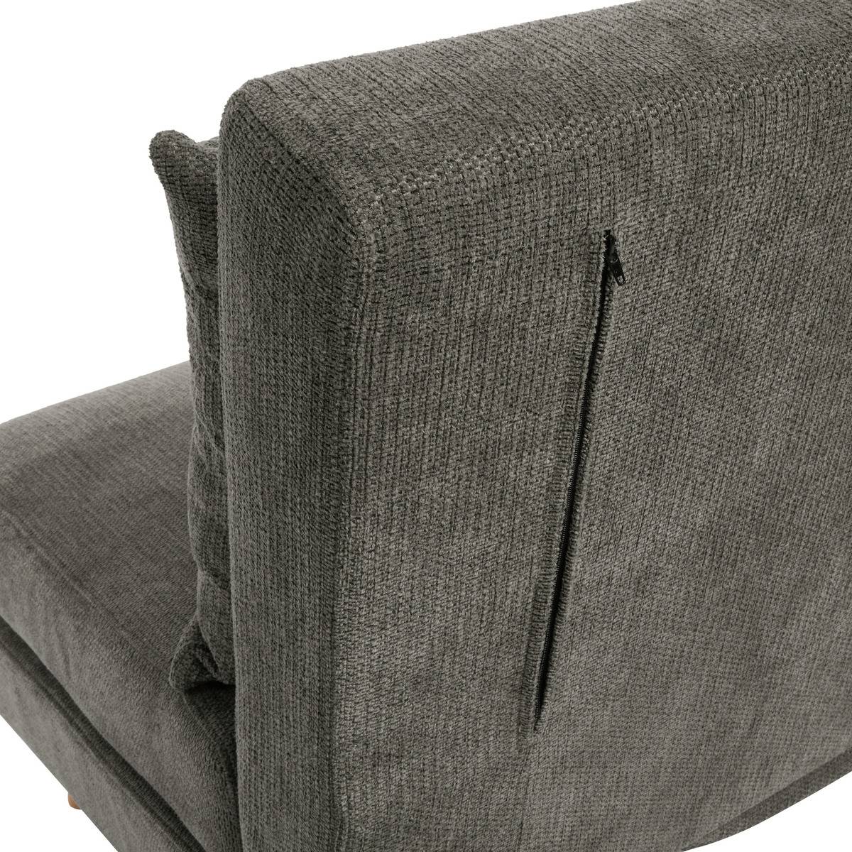 Fauteuil convertible 3 positions en tissu KORA vert cedre, ATMOSPHERA