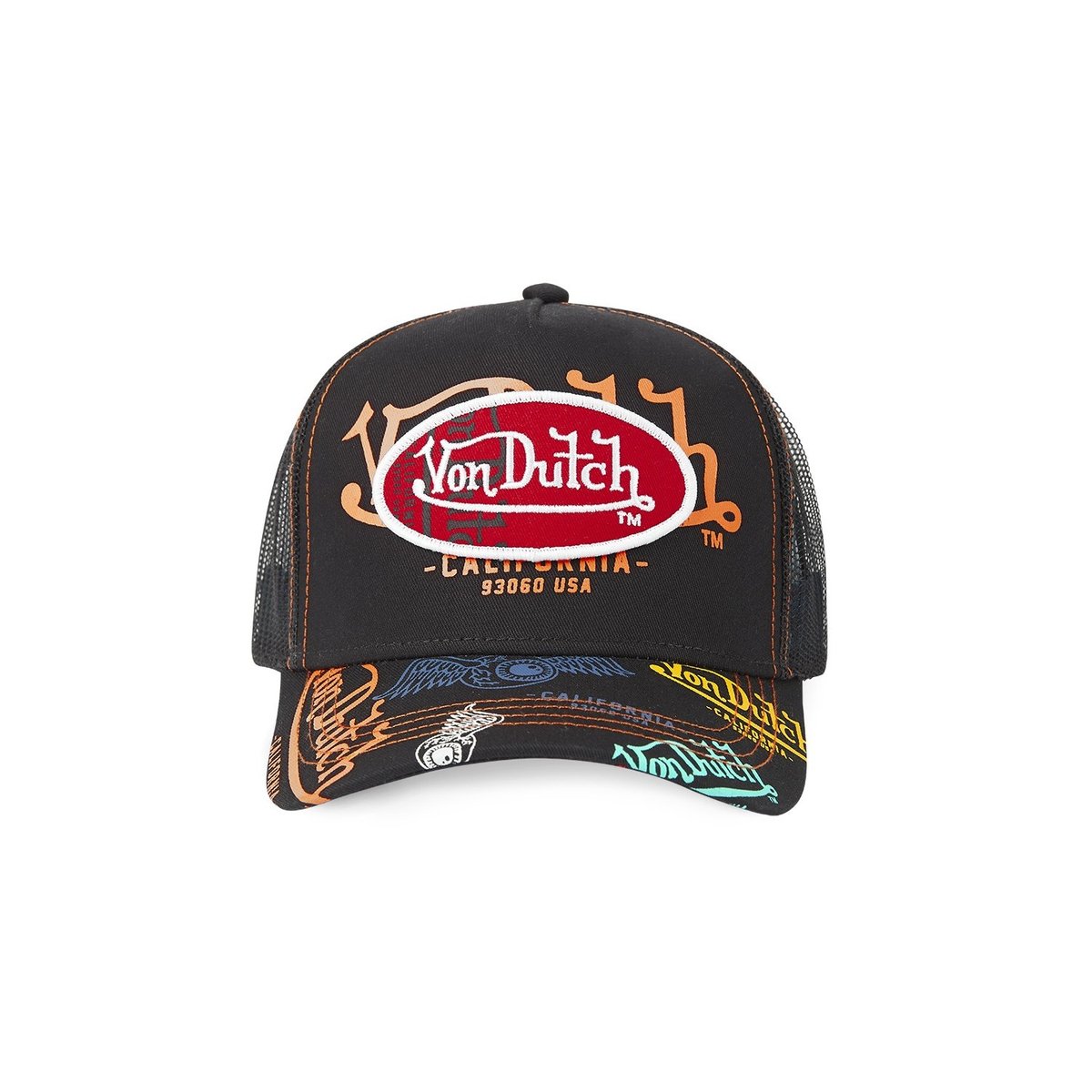 Casquette Trucker Brand noir, VON DUTCH