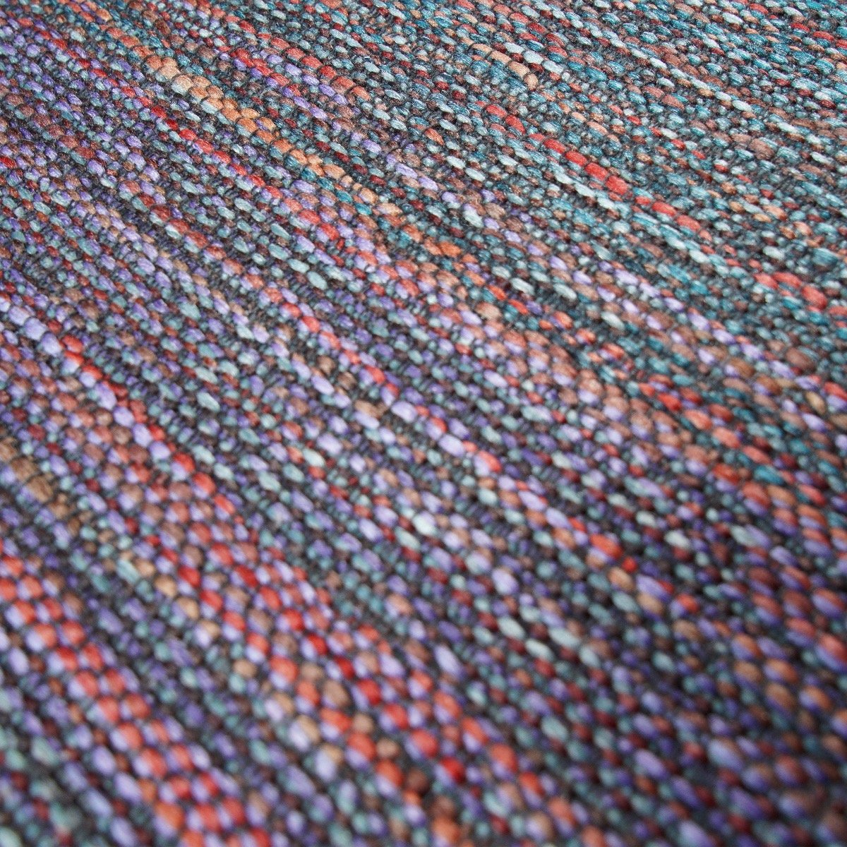 Tapis extérieur intérieur motifs lignes SAINT-TROPEZ bleu, THE DECO FACTORY