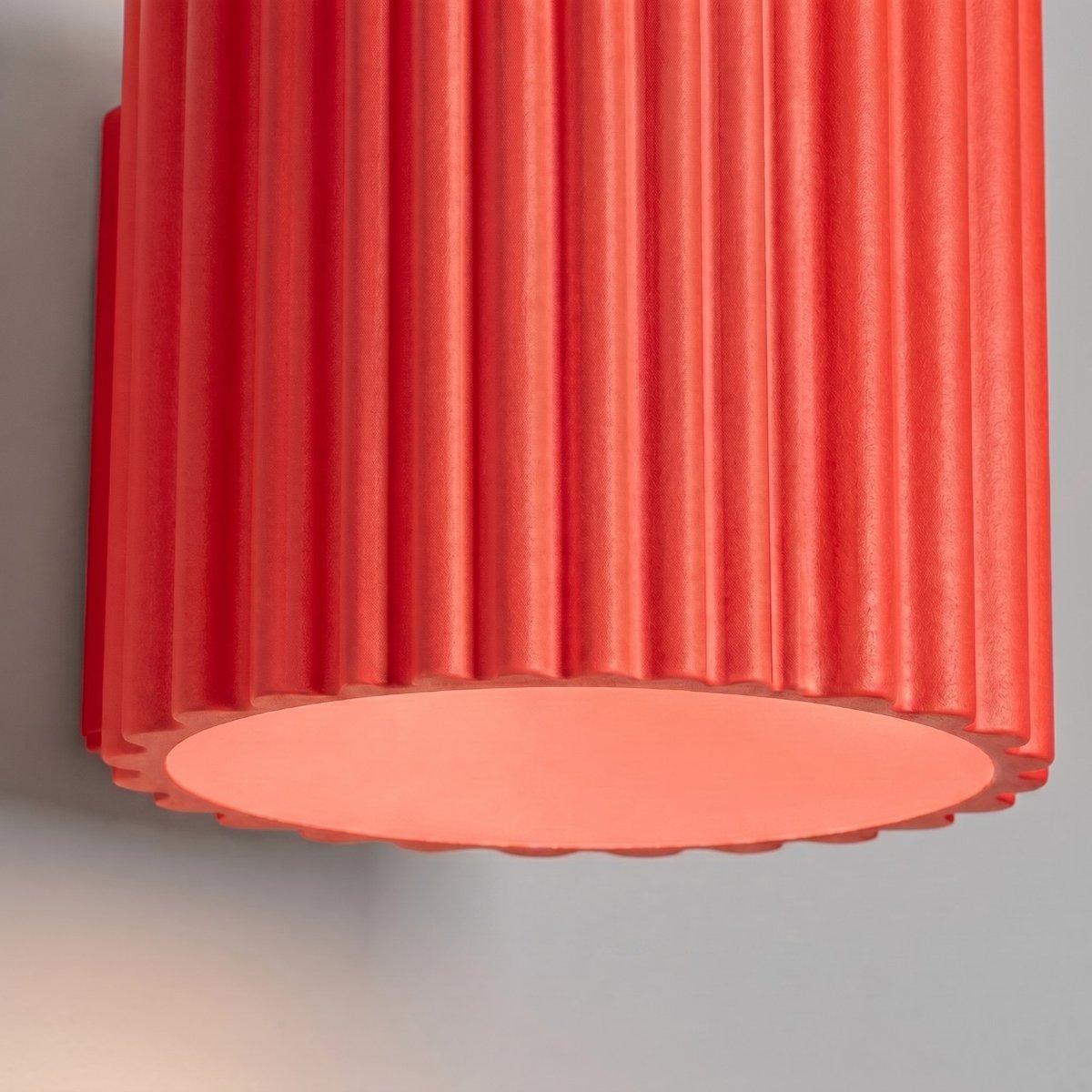 Applique murale Aluminium Rouge G9 1 AURA rouge, EDEN