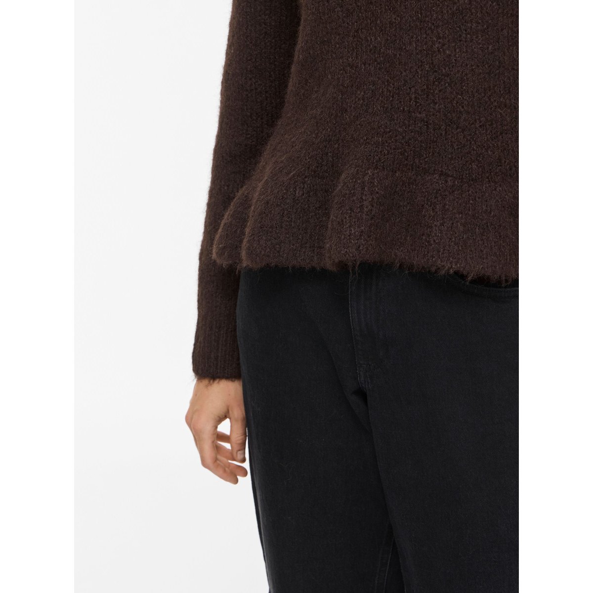 Pull En Maille marron - coffee bean1, VILA