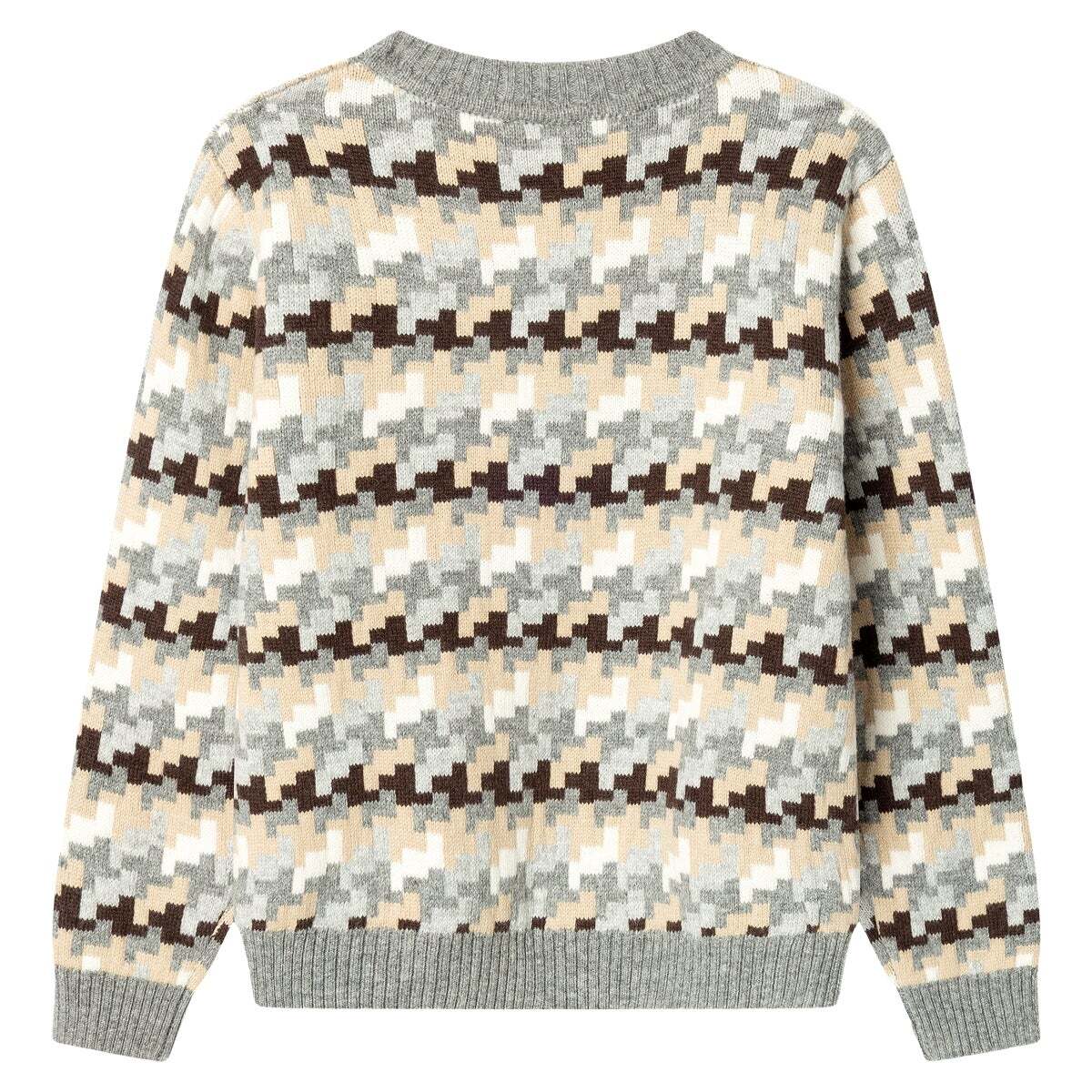 Pull En Maille À Col Rond Coupe Décontractée gris chine, PEPE JEANS