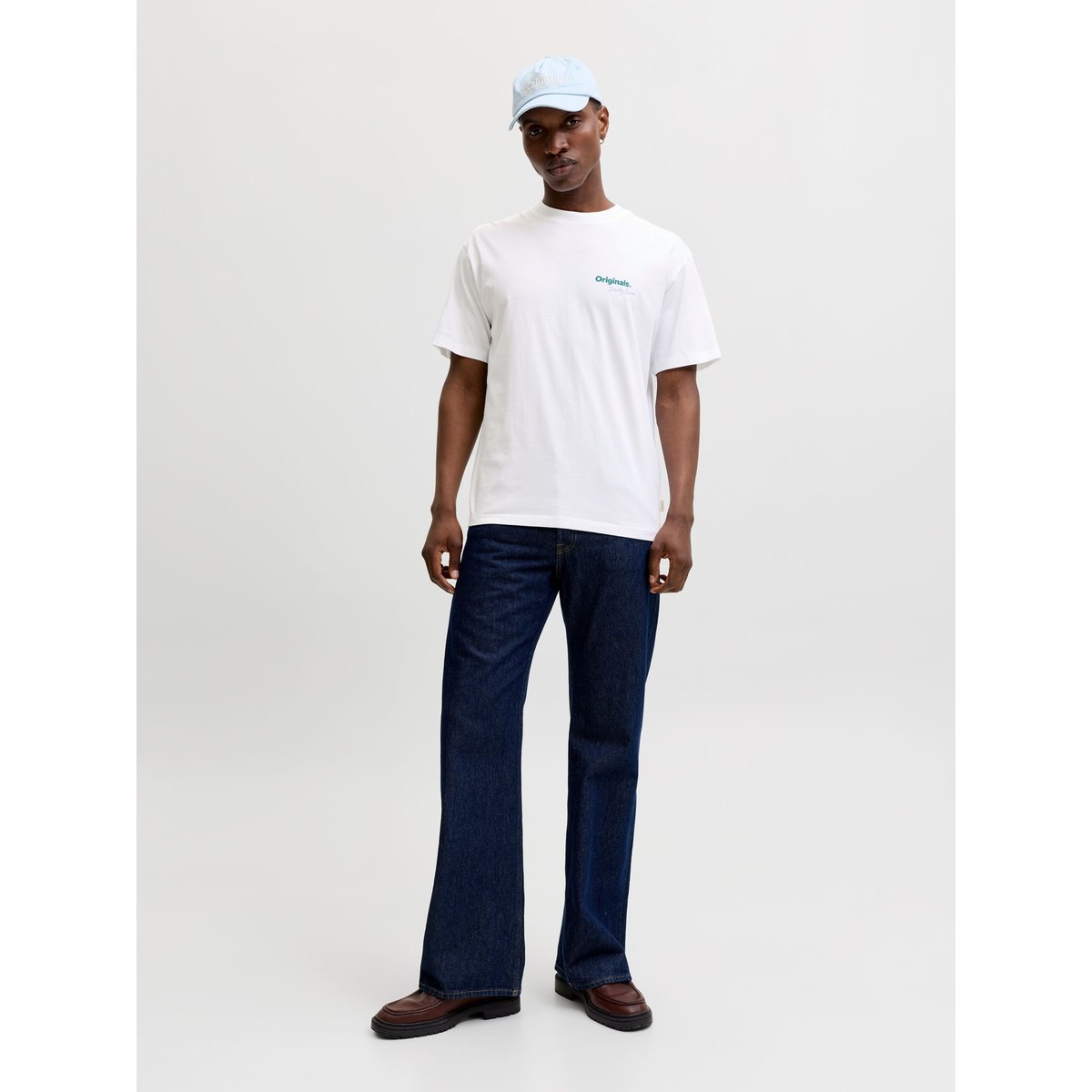 T-Shirt bright white 1, JACK & JONES
