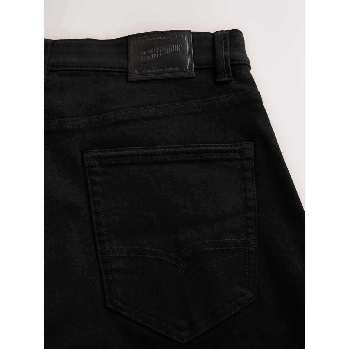 Jean motionflex avec taille élastique noir, NEXT
