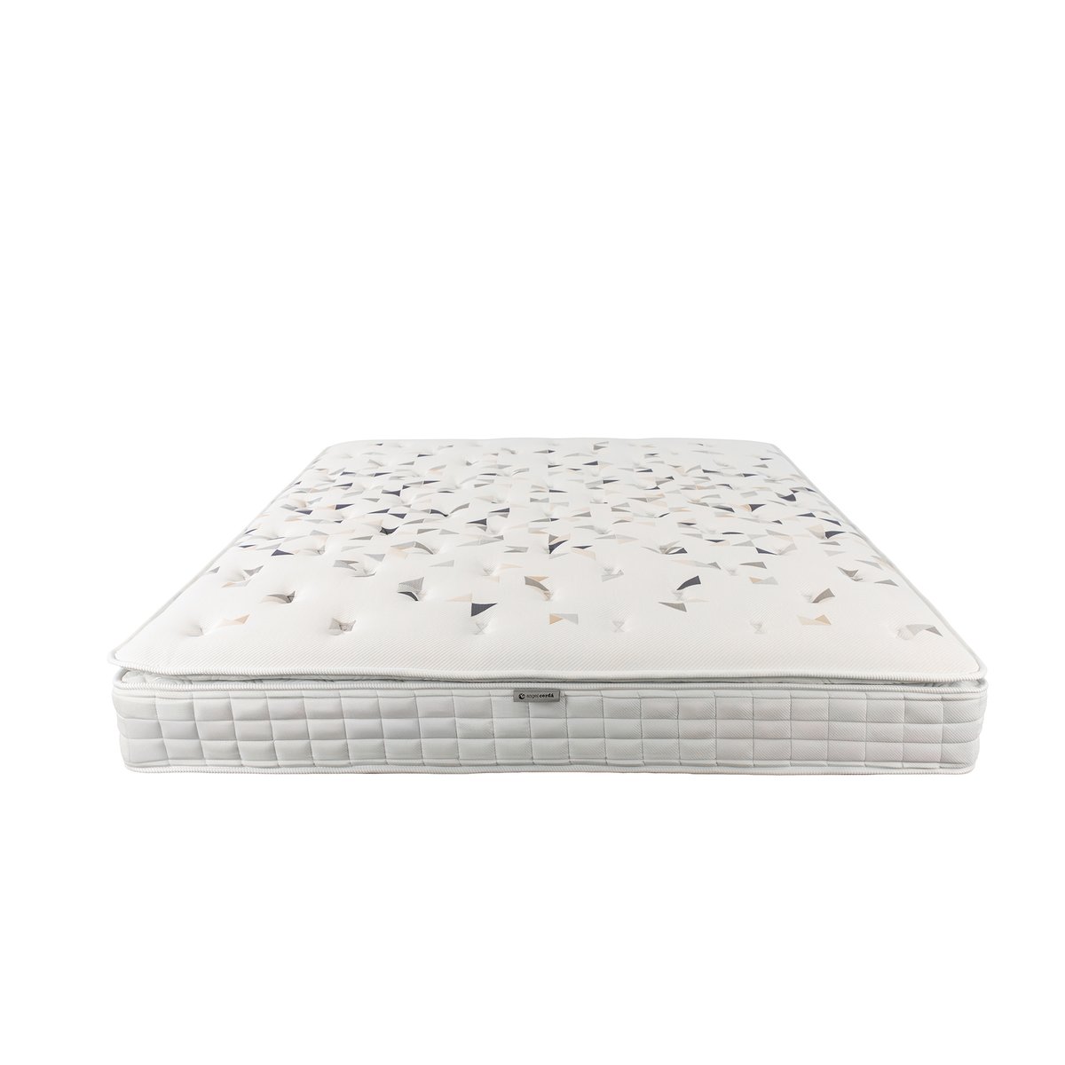 Matelas hybride en latex naturel avec ressorts ensachés indépendants 7 zones blanc, ANGEL CERDA