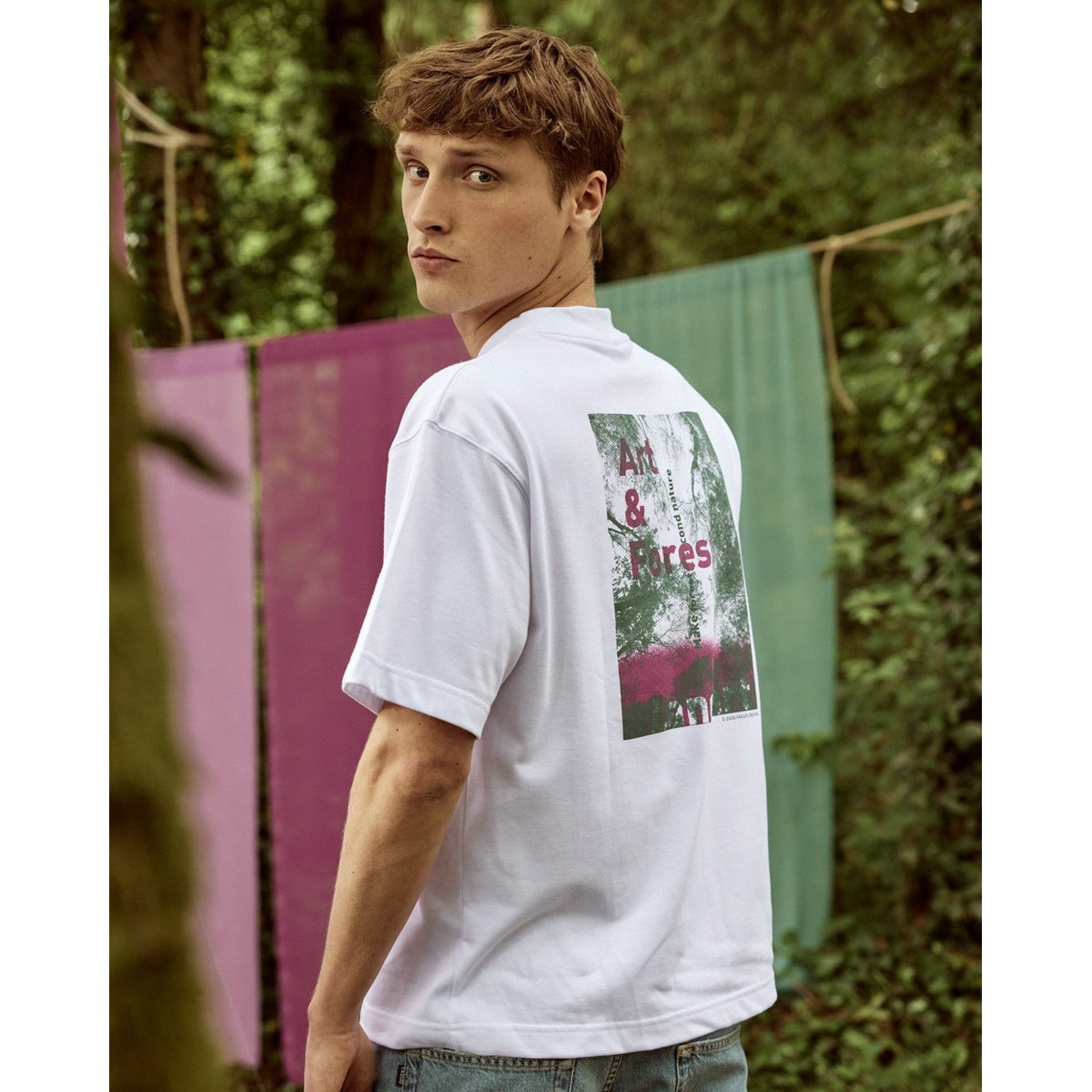 T-shirt YELLOWSTONE blanc, FAGUO