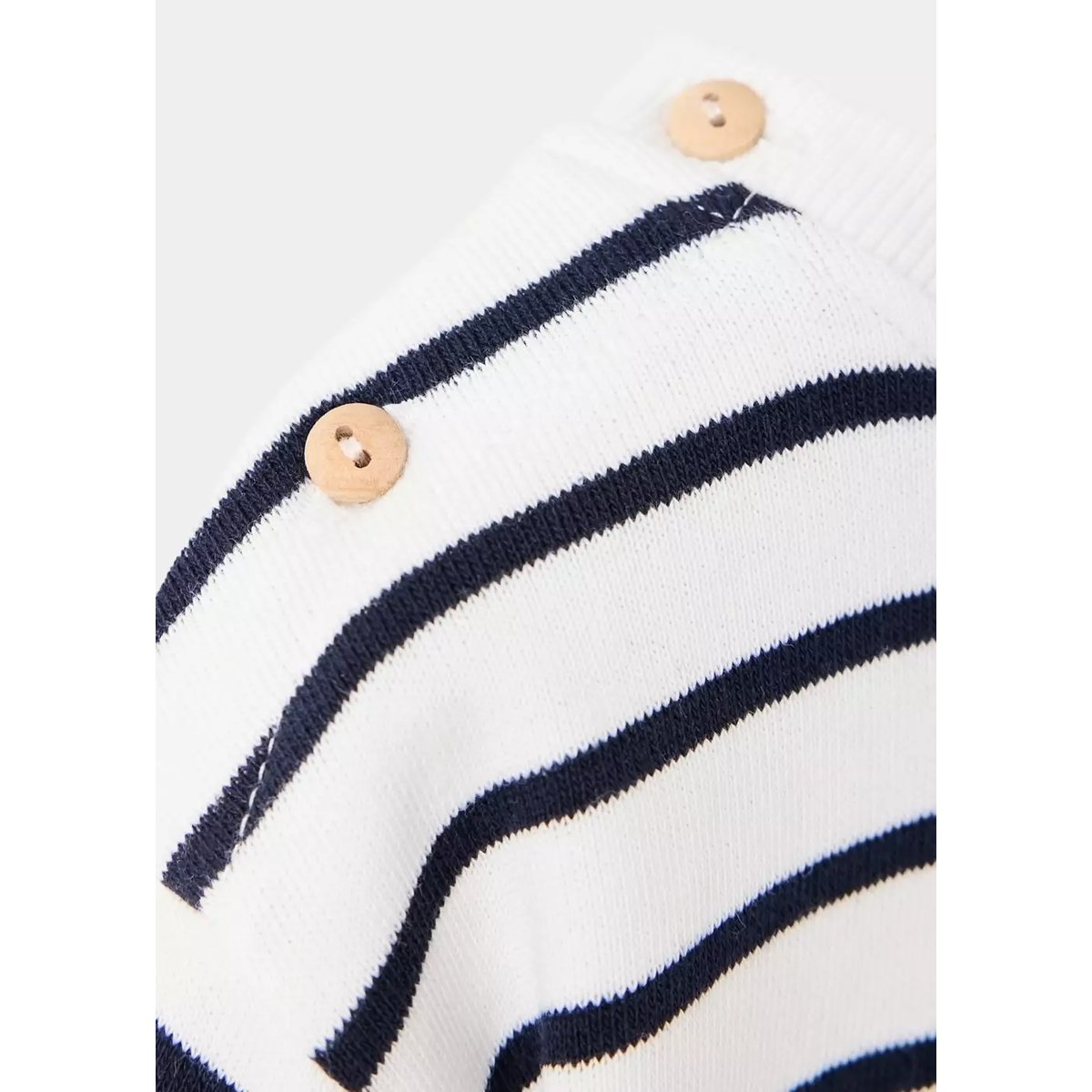 Sweat-shirt coton rayures bleu marine, MANGO BABY