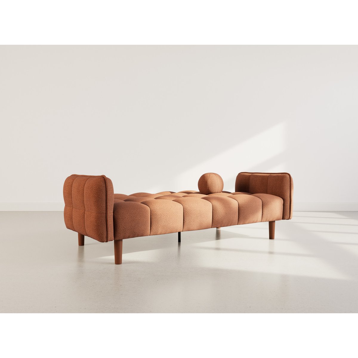 Canapé Clic-clac en 2 places - ADAM terracotta, BEST MOBILIER