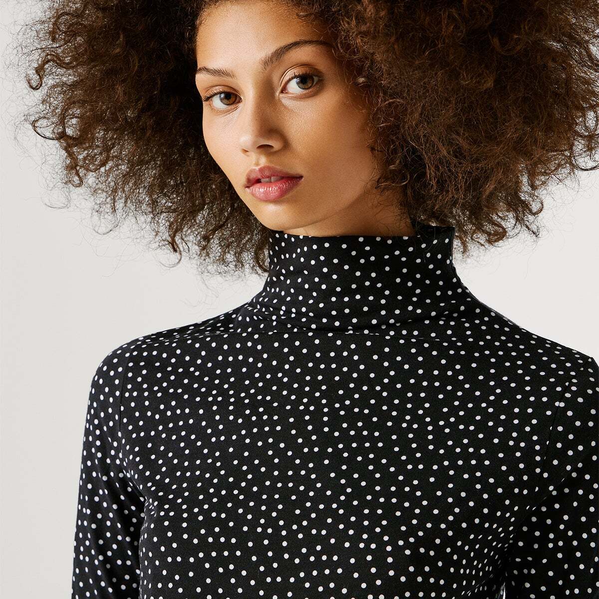 T-Shirt À Imprimé À Pois noir, PEPE JEANS