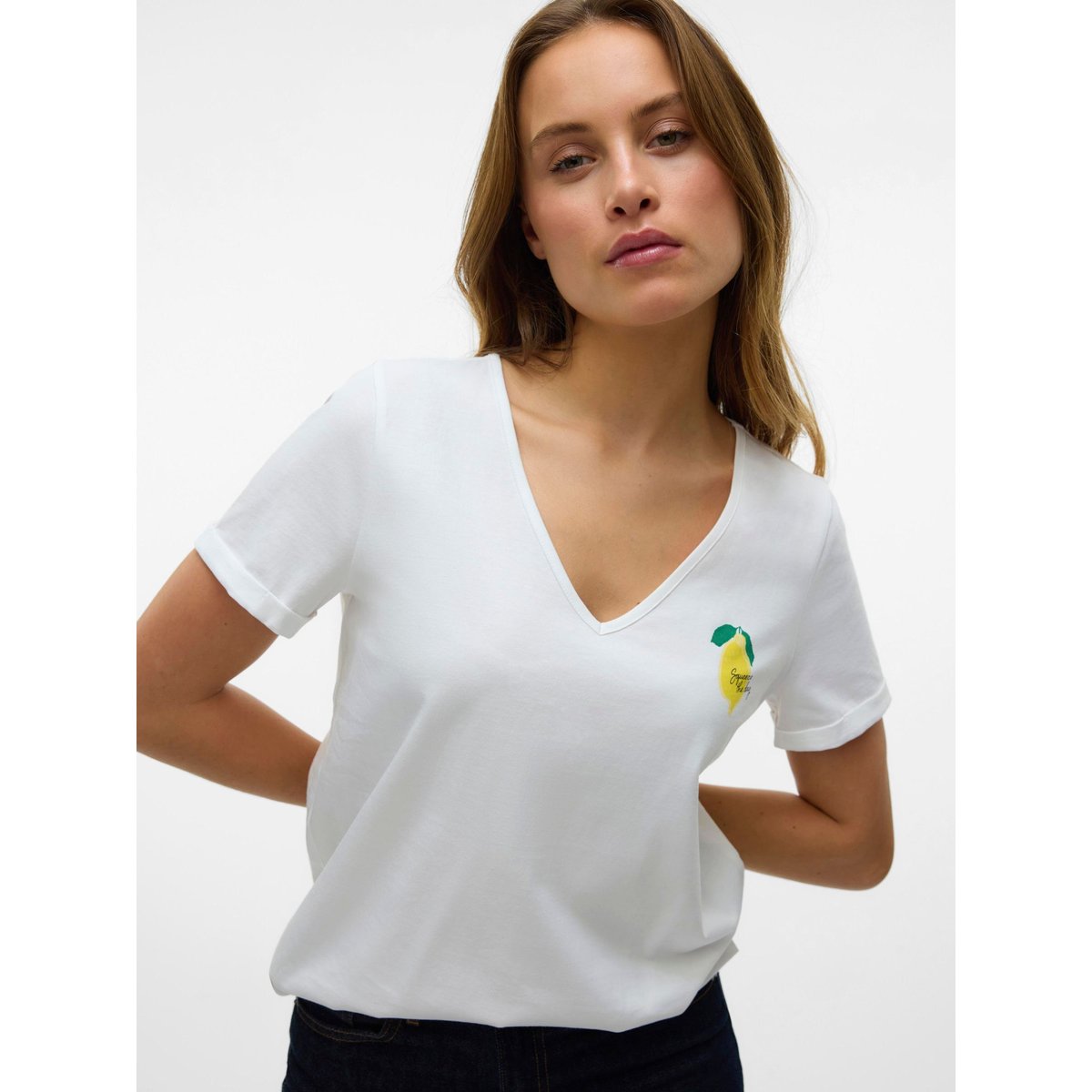 VMBITONA T-shirts T-shirt snow white 1, VERO MODA