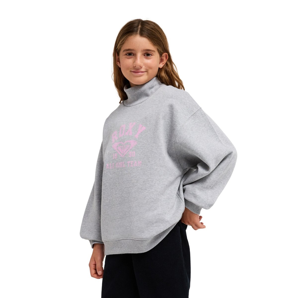 Sweat décontracté BYE BYE RAIN. gris heather grey, ROXY