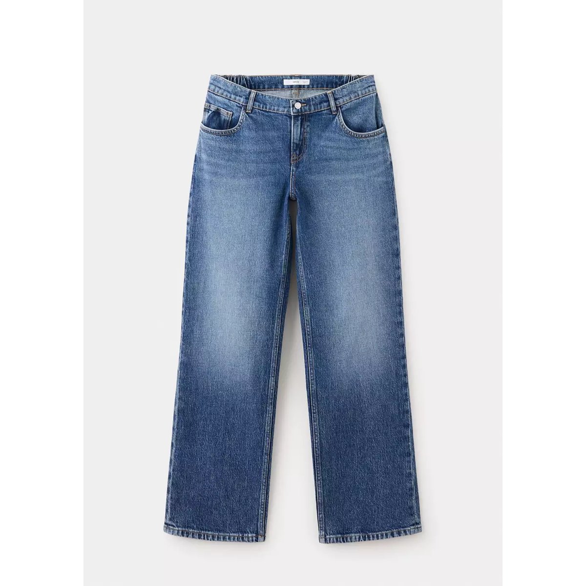 Jean de grossesse droit bleu foncé, MANGO