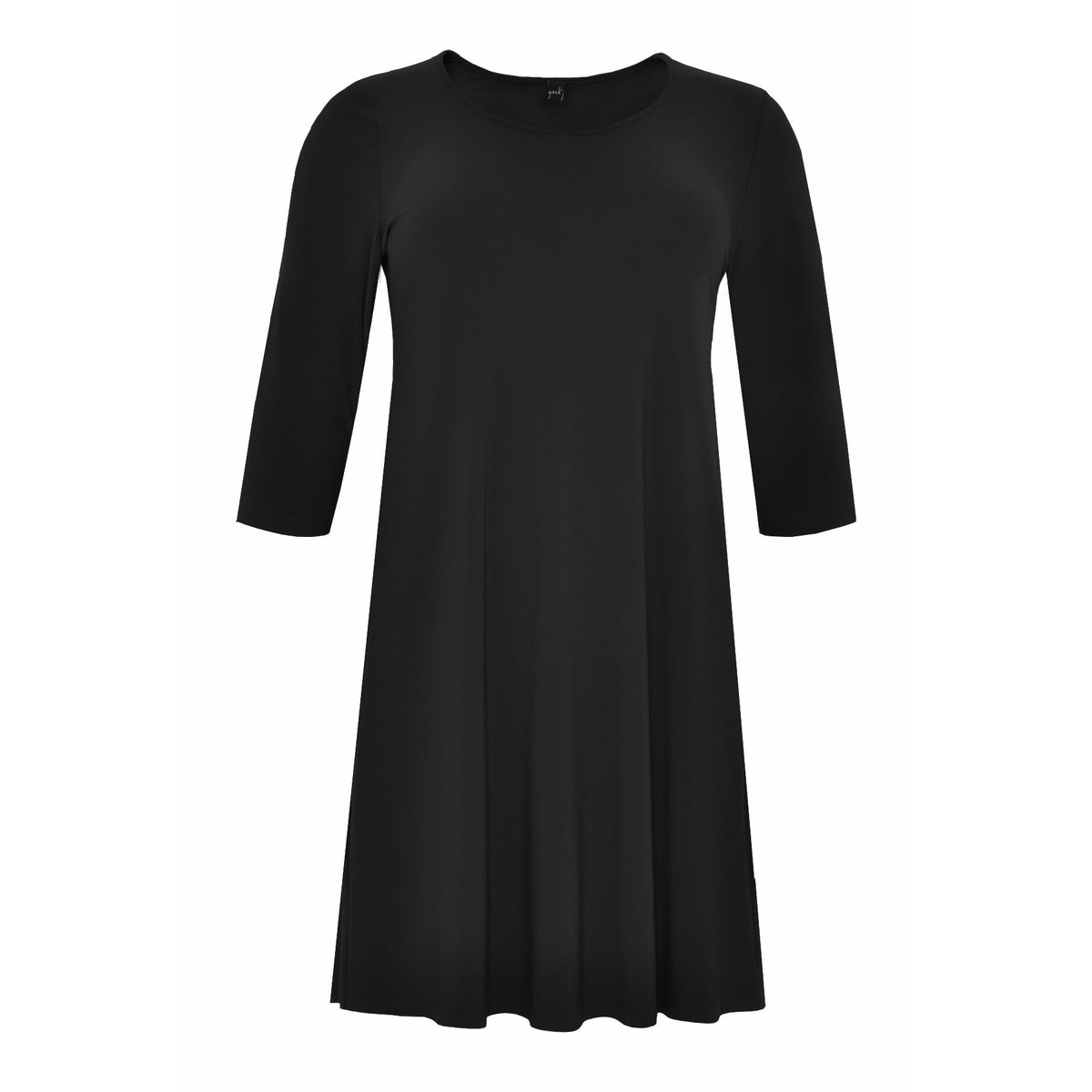 Robe manches trois-quarts noir, YOEK