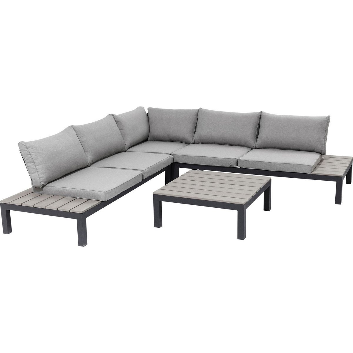 Salon de jardin, HOLIDAY noir, KARE DESIGN