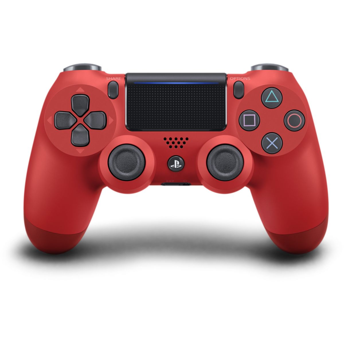 Manette PS4 Dual Shock Rouge V2 couleur unique, SONY