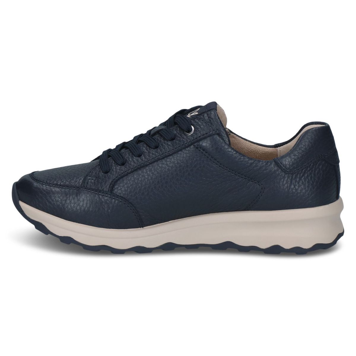 Basket en cuir bleu, CAPRICE