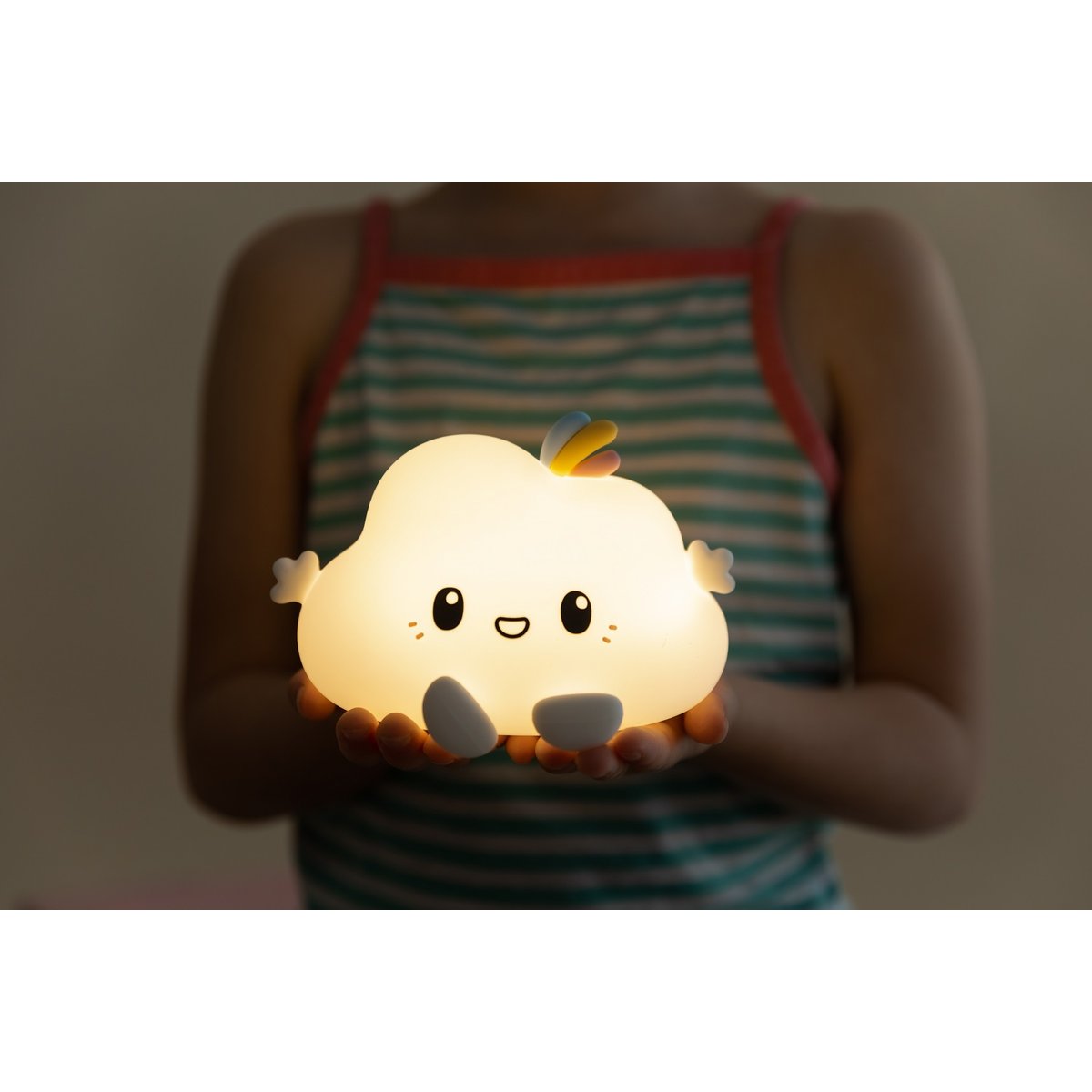 Veilleuse Noa Nuage avec télécommande blanc, LITTLE L