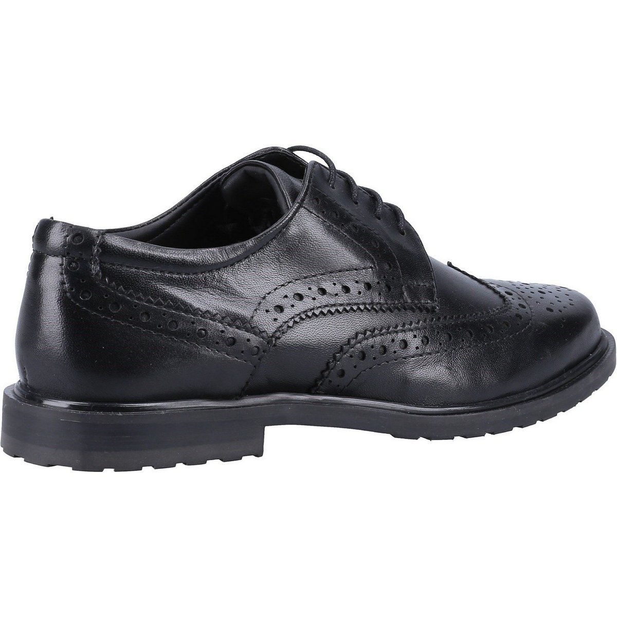 Chaussures brogues VERITY noir verni, HUSH PUPPIES