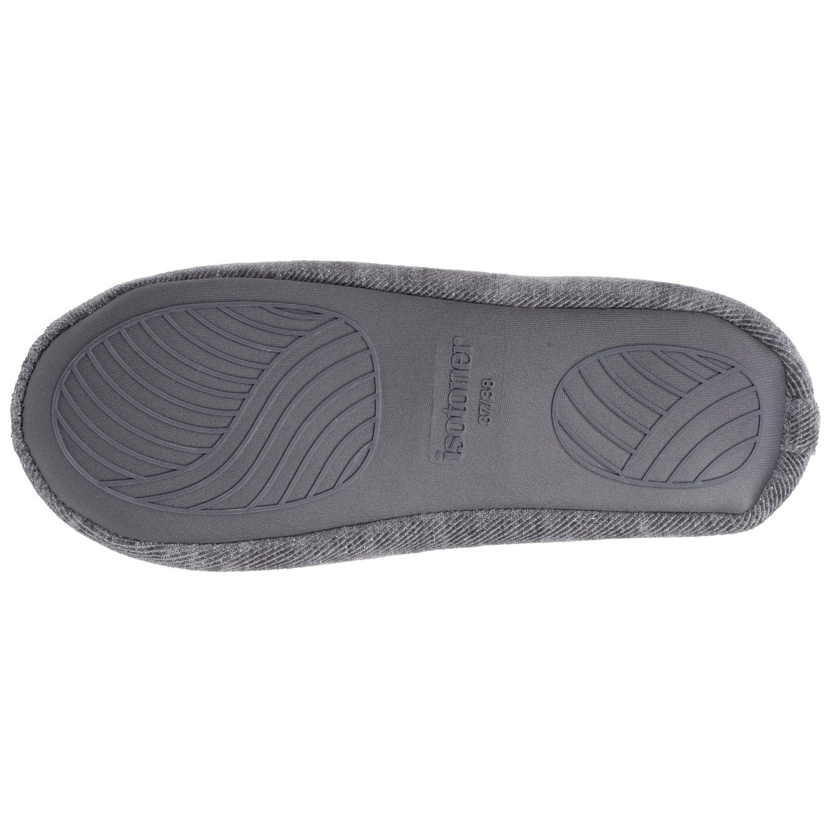 Chaussons extra-light Ballerines gris, ISOTONER
