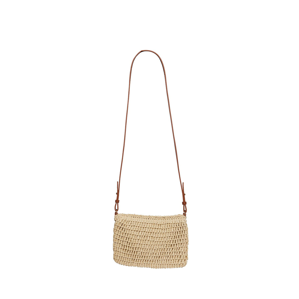 Schoudertas in riet Anitina naturel, PIECES