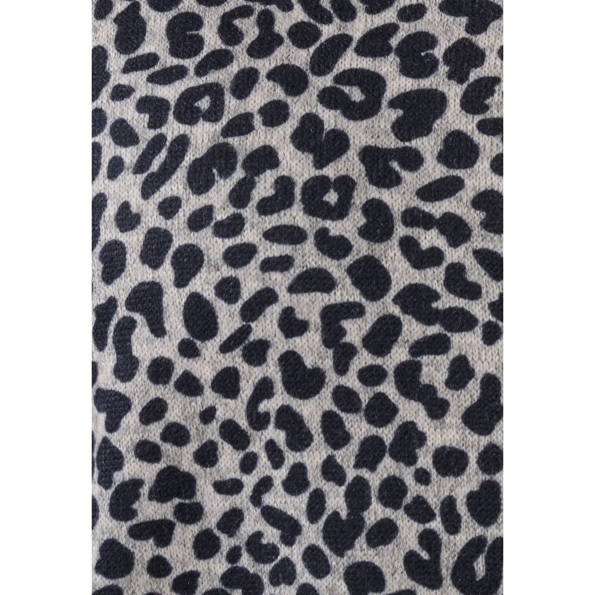 Chemisier en maille Thermolactyl noir animalier, DAMART