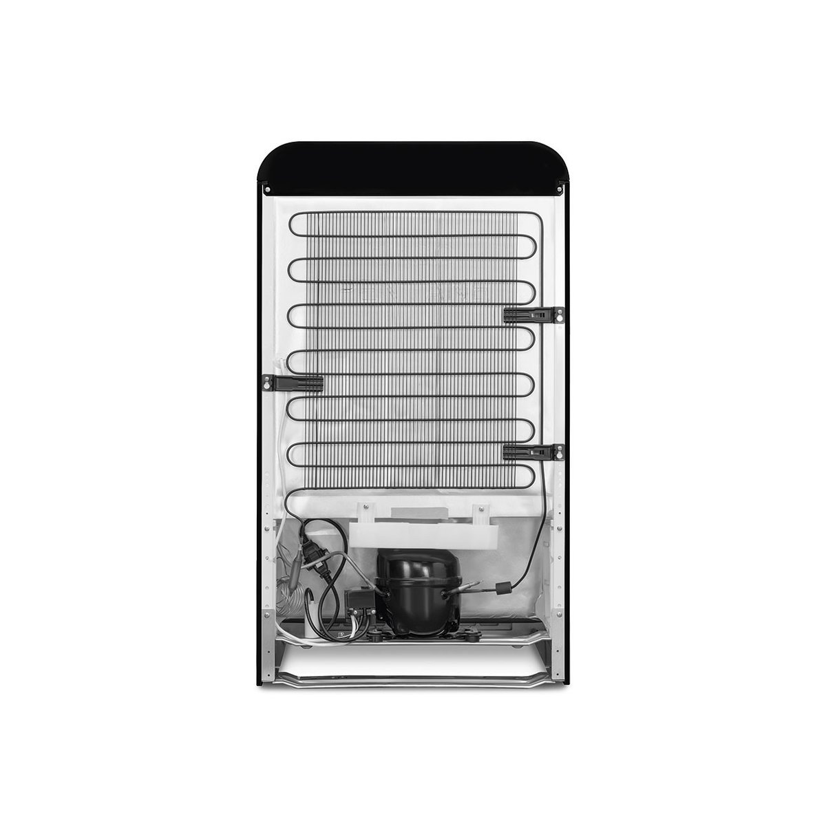 Mini réfrigérateur 1 porte poignée à droite FAB10 noir brillant, SMEG