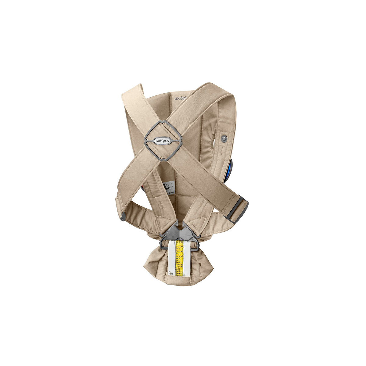 Draagzak mini geweven beige   , BABYBJORN