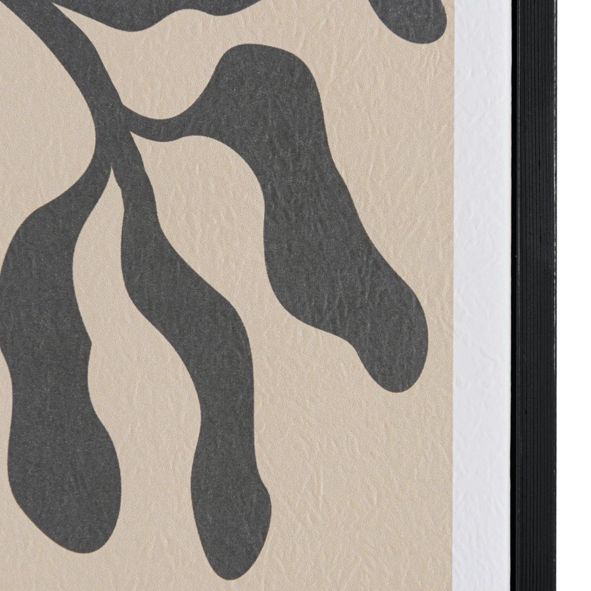 Tableau décor 2 feuilles gris/noir papier japonais 63 x 93 cm 2 feuilles, PIER IMPORT