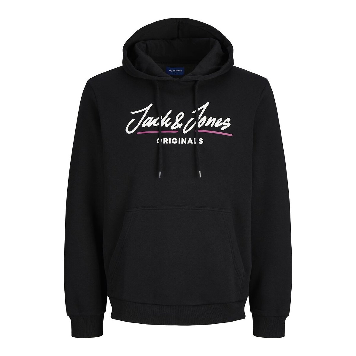 Sweat à capuche noir, JACK & JONES