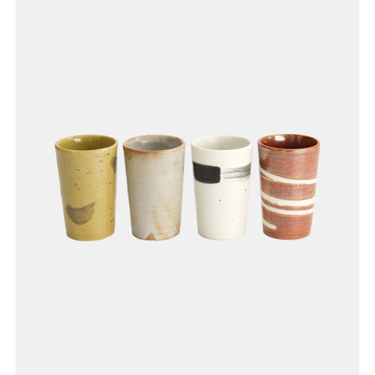 Coffret 4 gobelets hauts multicolore, TOKYO DESIGN STUDIO