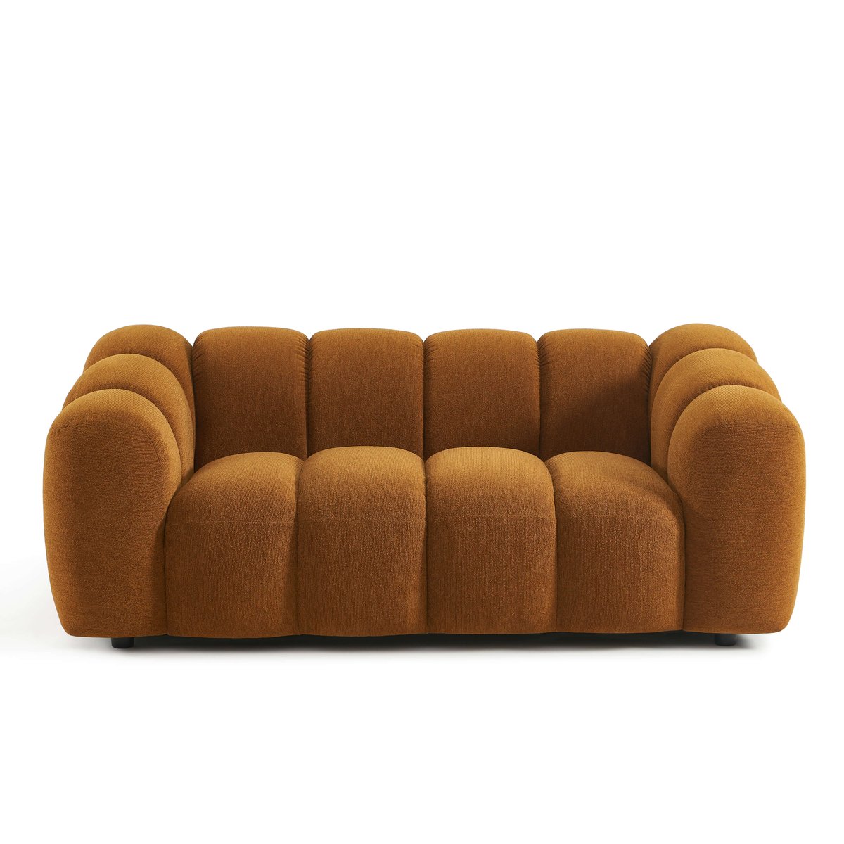 Canapé 2 places tissu tweed SUNNY bronze, SORELH
