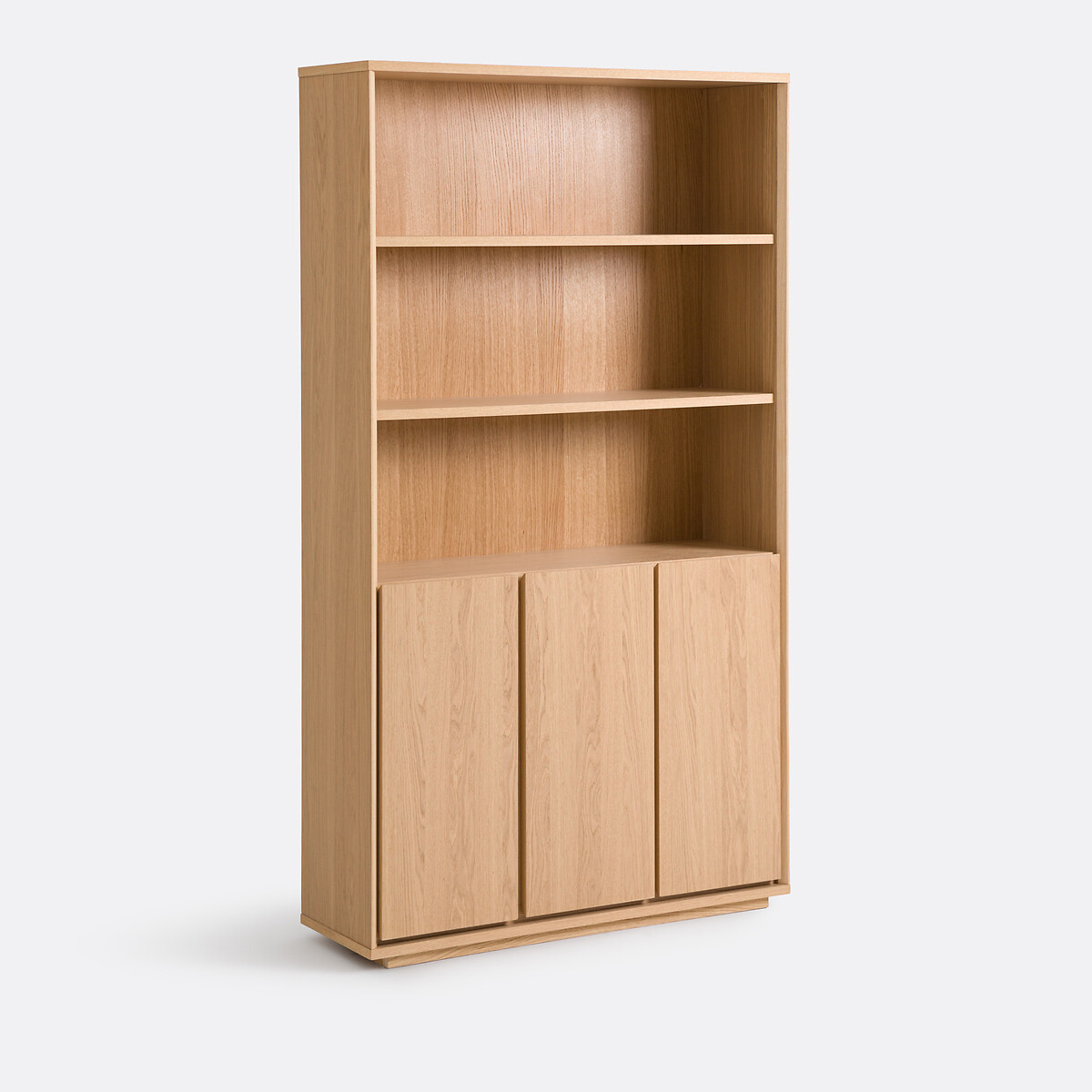 Libreria con 3 nicchie e 3 ante, Norrem color quercia, LA REDOUTE INTERIEURS