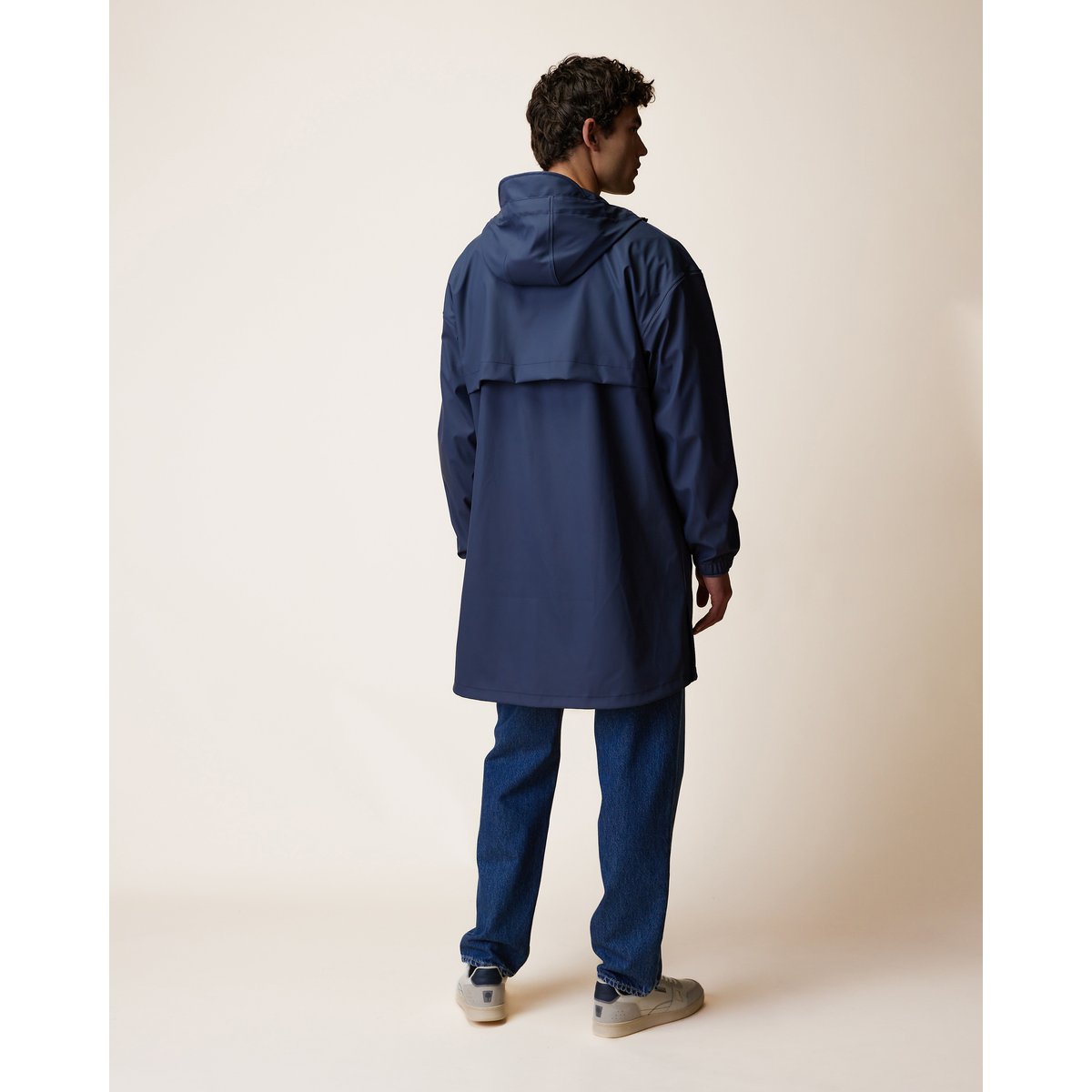 Imperméable marine grisé, FAGUO