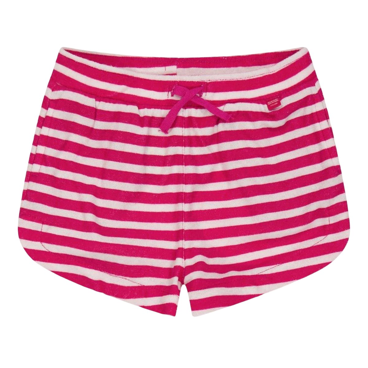 Short de jogging décontracté motif/style à rayures DAYANA rose bonbon / blanc à rayures, REGATTA