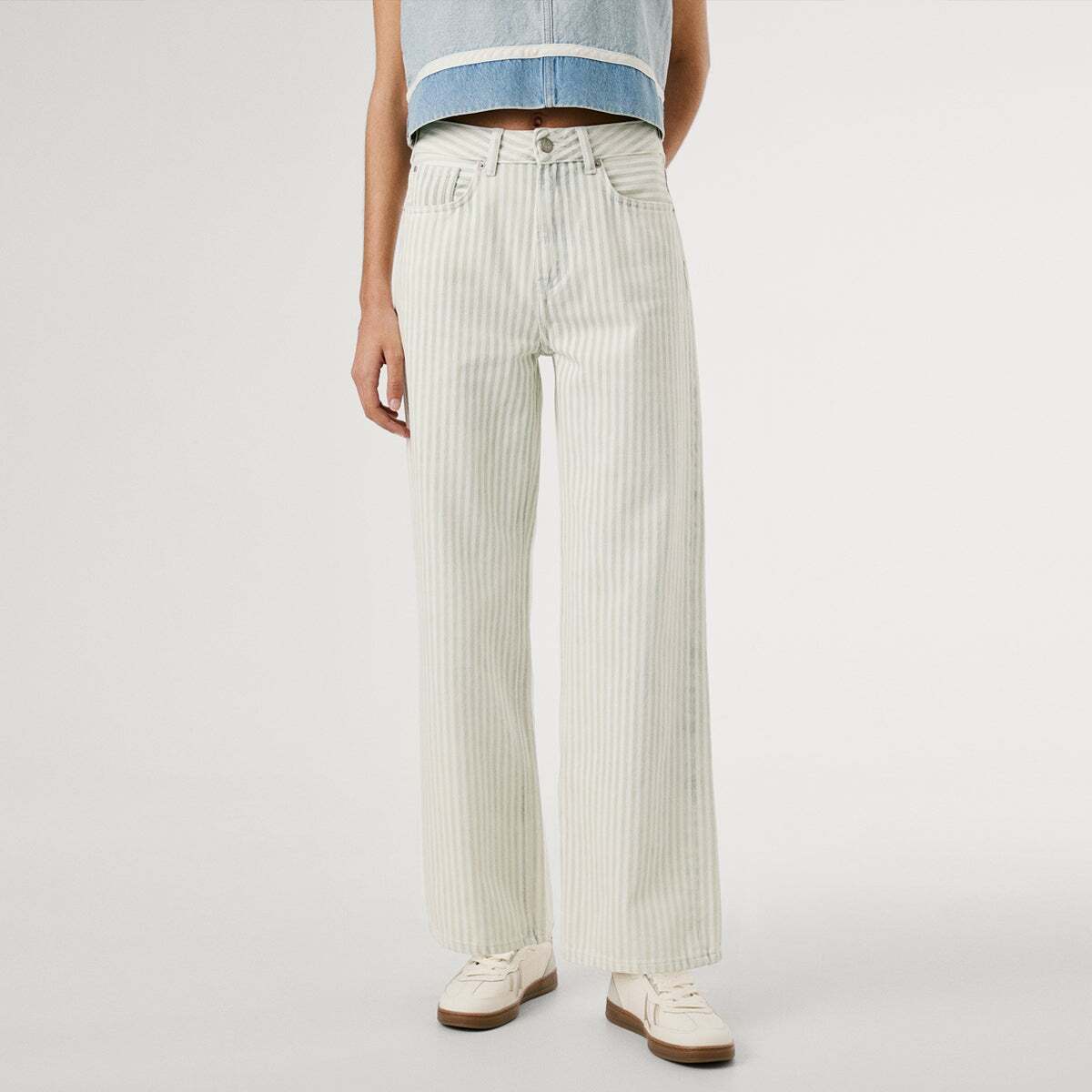 Jean Coupe Regular, Taille Haute - Lexa 12- oz rigid denim, PEPE JEANS