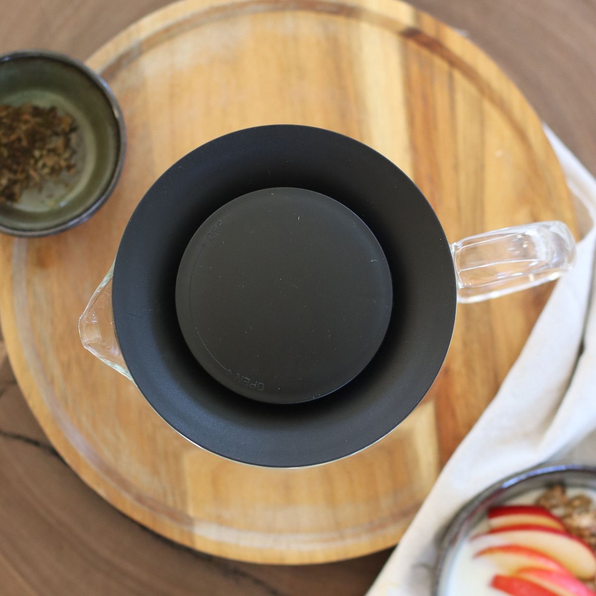 Théière 1,5L en verre avec infuseur, KAMAKURA transparent, NOVASTYL