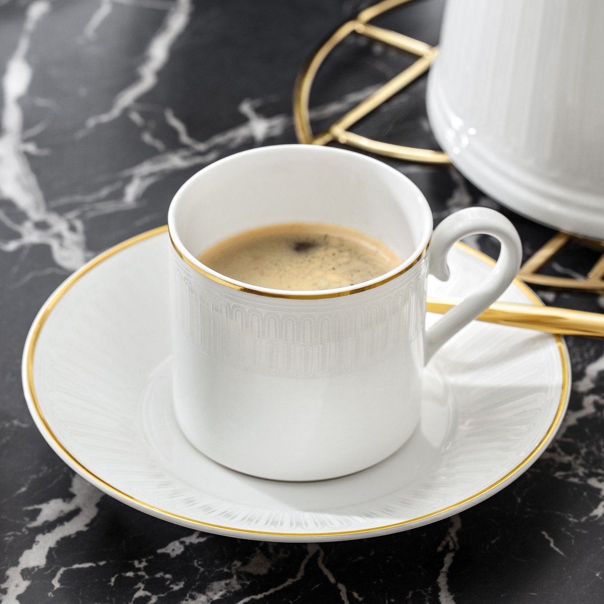 Tasse À Café CHATEAU SEPTFONTAINES blanc, VILLEROY & BOCH SIGNATURE