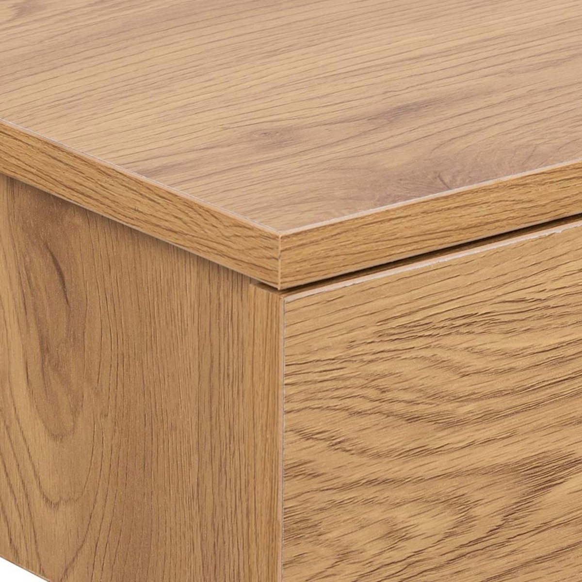 Table de chevet murale 1 tiroir en bois- PUERTO bois clair, DRAWER