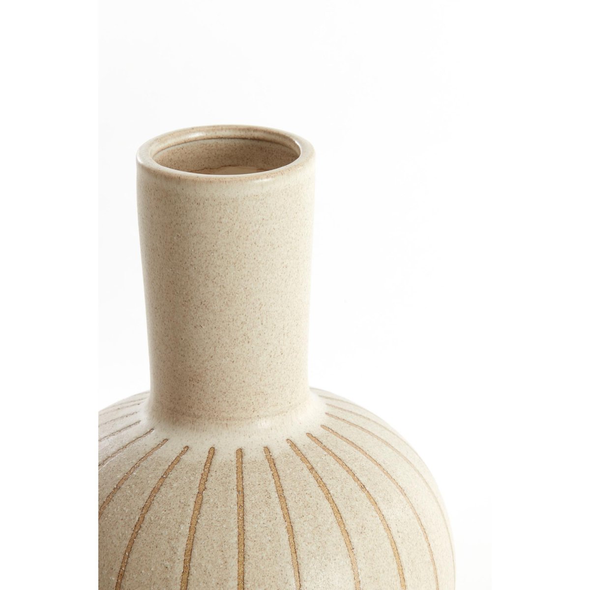 Vase Céramique ULLOA sable, LIGHT & LIVING