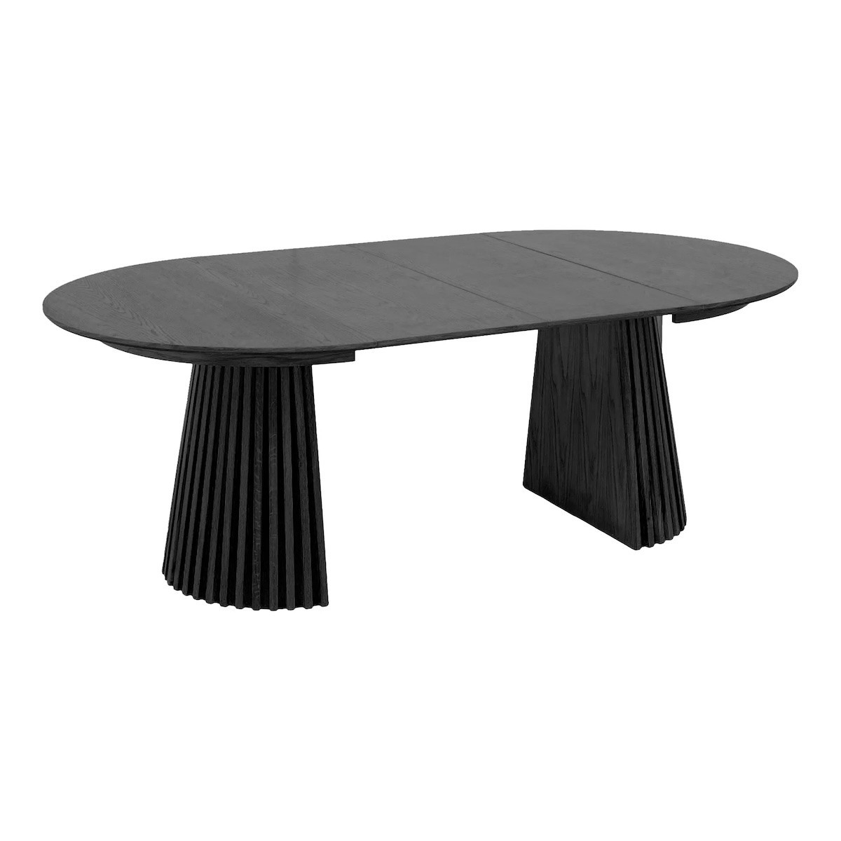 Table ronde extensible en bois D120 - OSAKA noir, HOUSE NORDIC