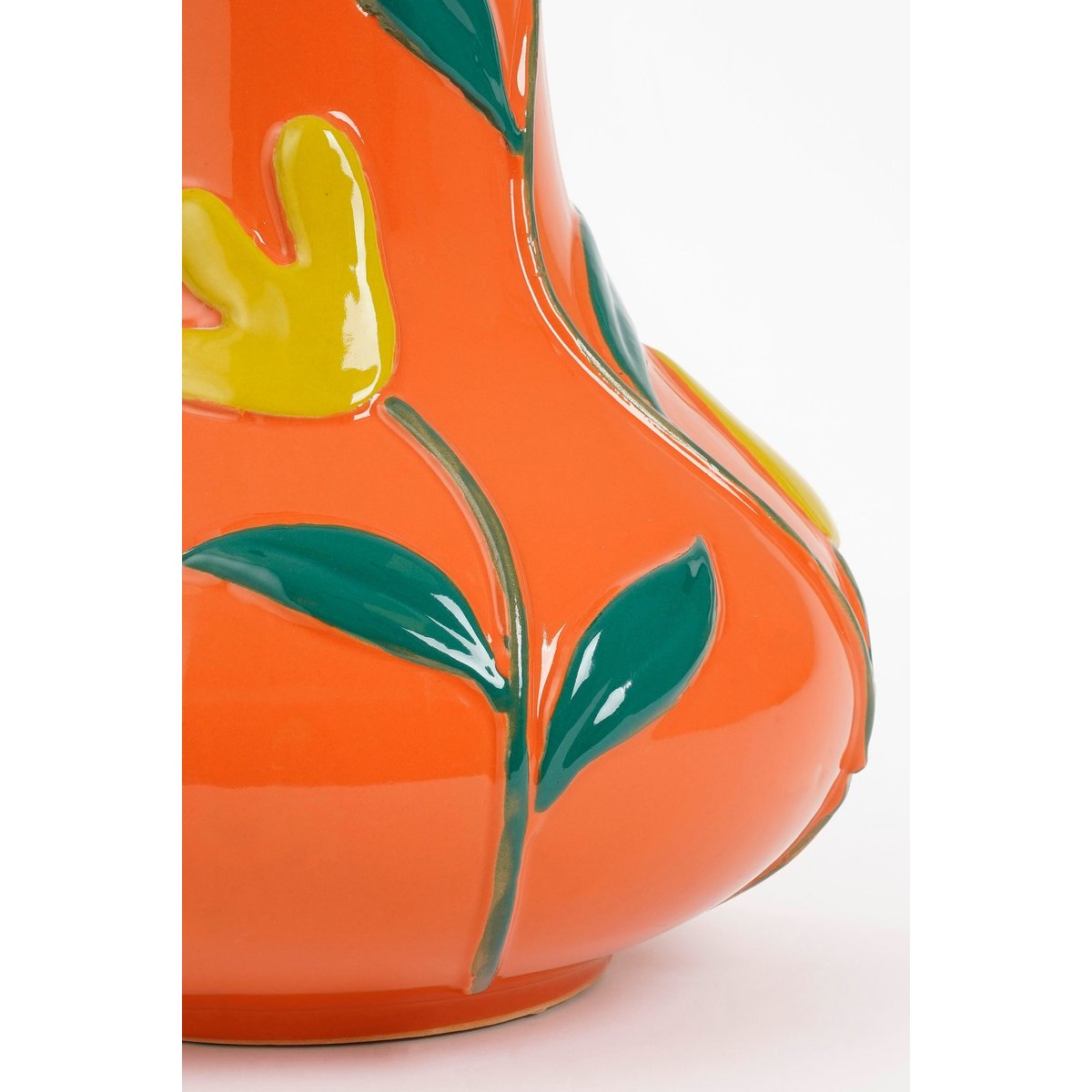 Vase fleuri AVA orange, MICA DECORATIONS