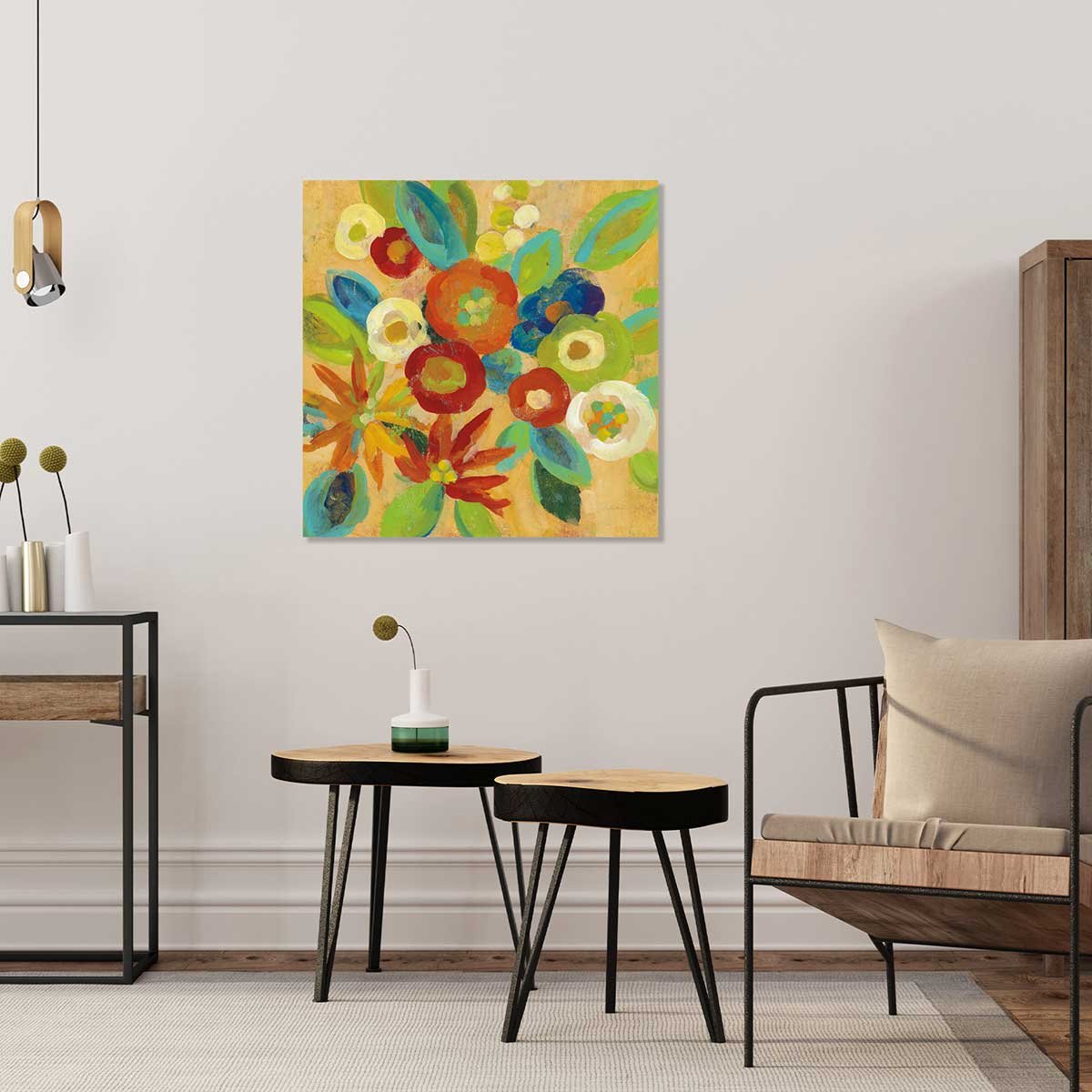 Tableau marché aux fleurs tableau alu dibond, HEXOA