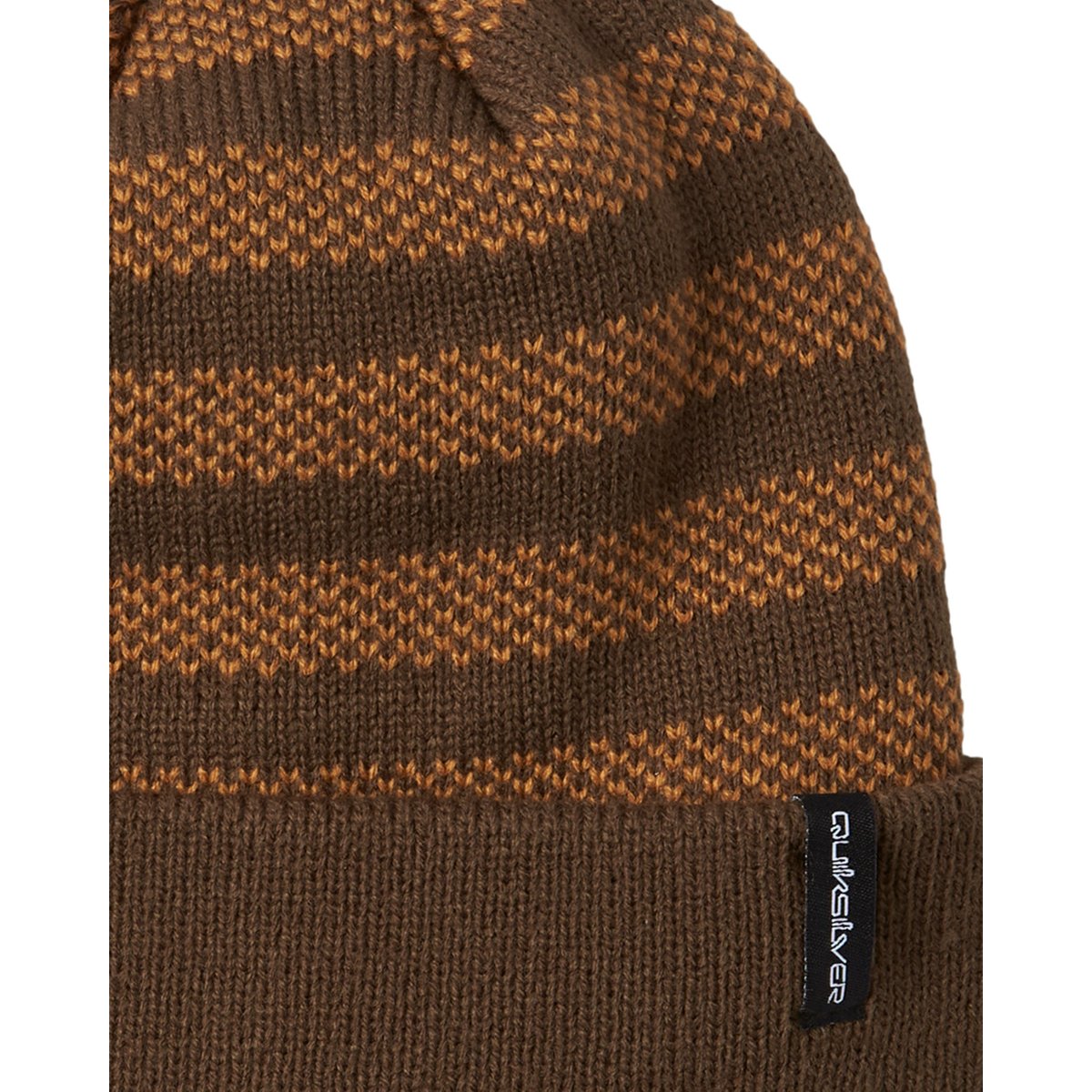 Bonnet à revers CALM SEAS marron dark brown, QUIKSILVER