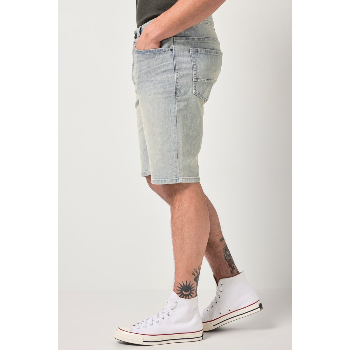Bermuda en jean, technologie FLEXNAMIC® bleu jean, JP1880