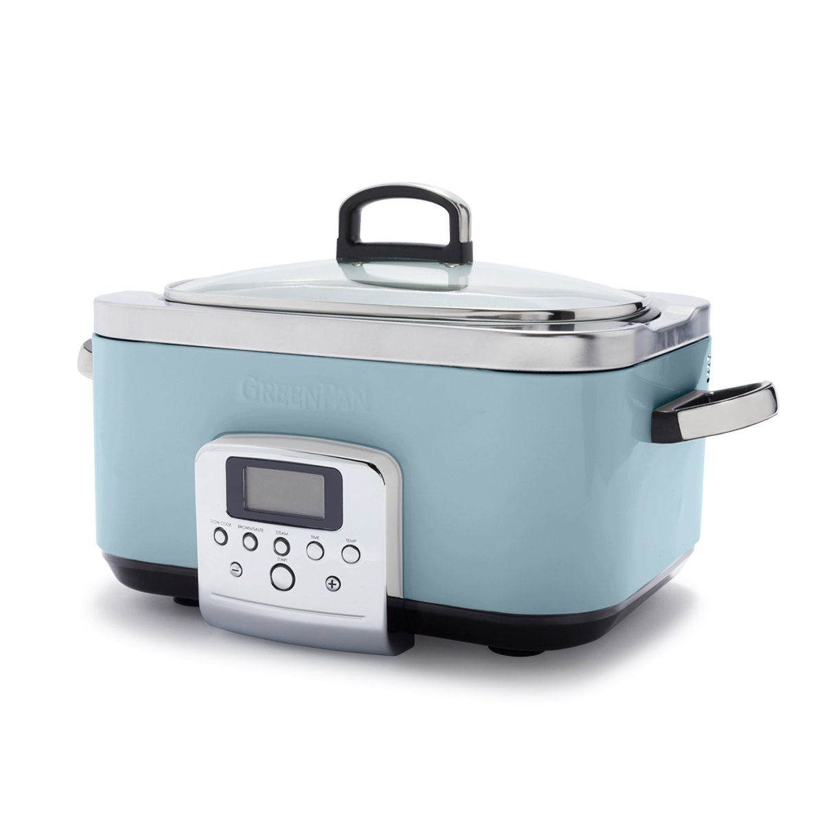 Mijoteuse 6l inox triply revêtement céramique -Elite bleu, GREENPAN